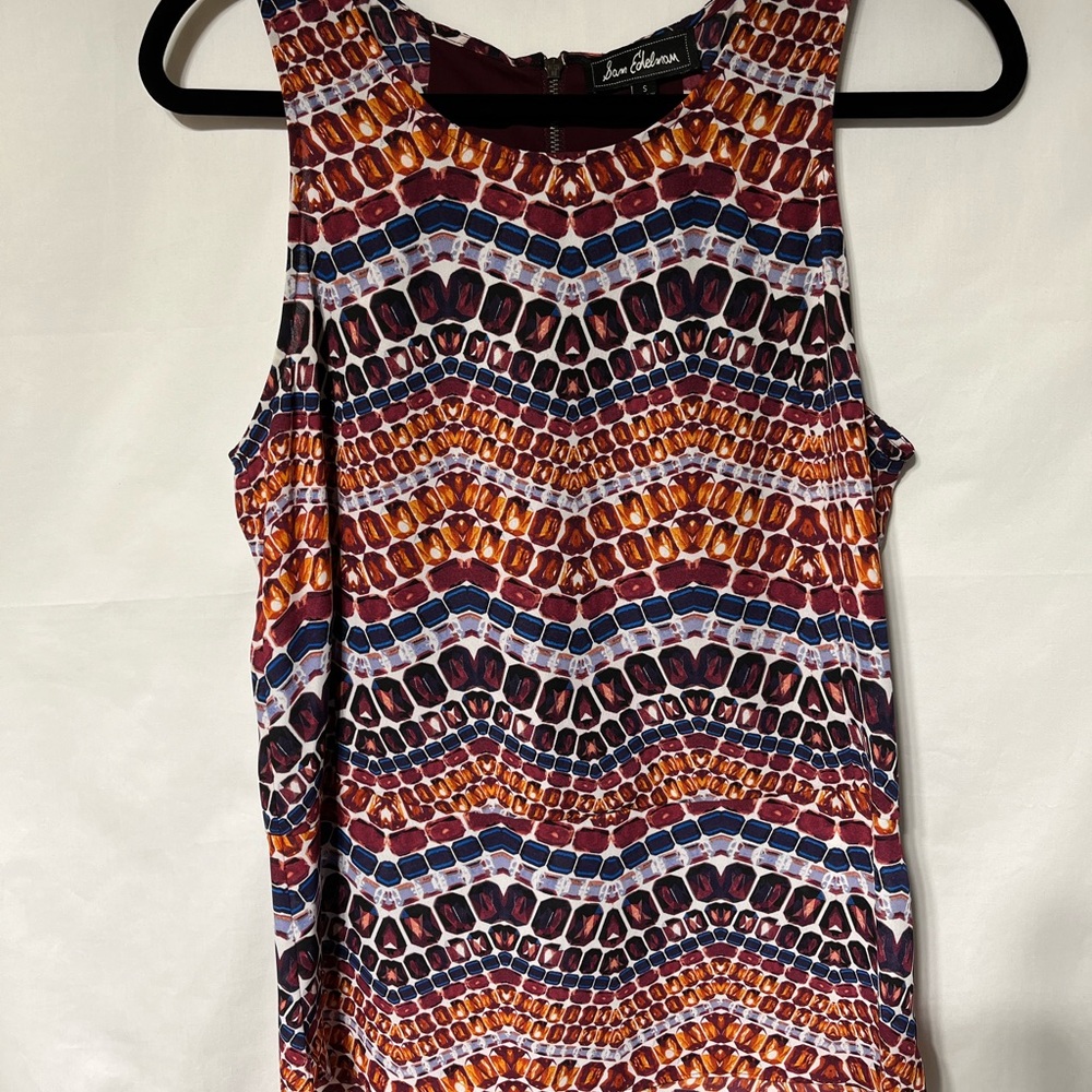 Sam Edelman Multicolor Geometric Tank Top